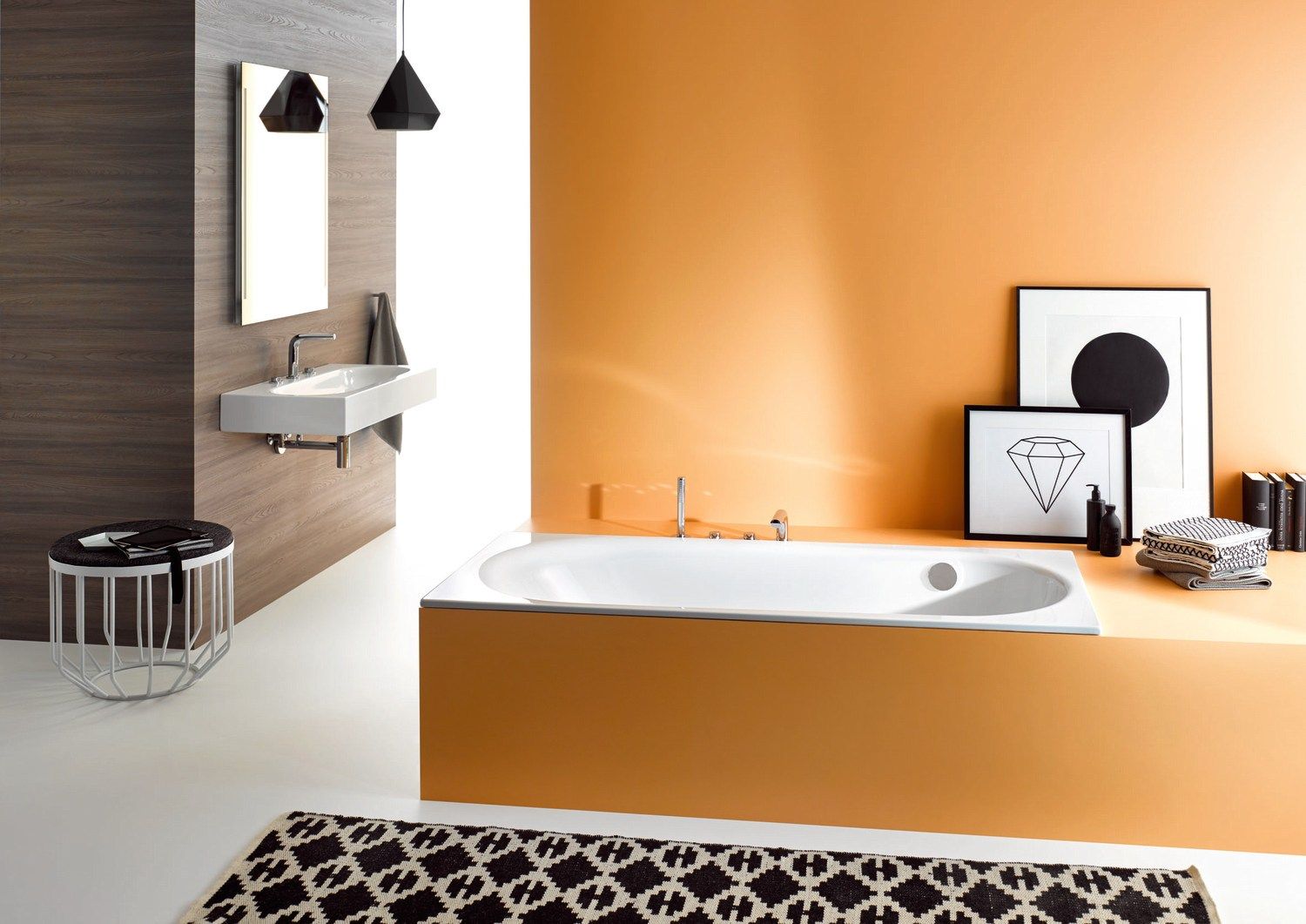 Прямоугольная эмалированная стальная ванна Bette BetteComodo ARCH-00016137 - Вид №5