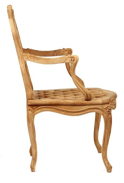 ASTELLO Садовый стул из тика с подлокотниками Bruyère sun-id-1345202 - Вид №2