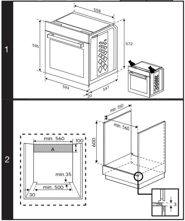 9038488 Электрический духовой шкаф Hotpoint FE8 831 JSH IX серебристый STDN-0089806 - Вид №11