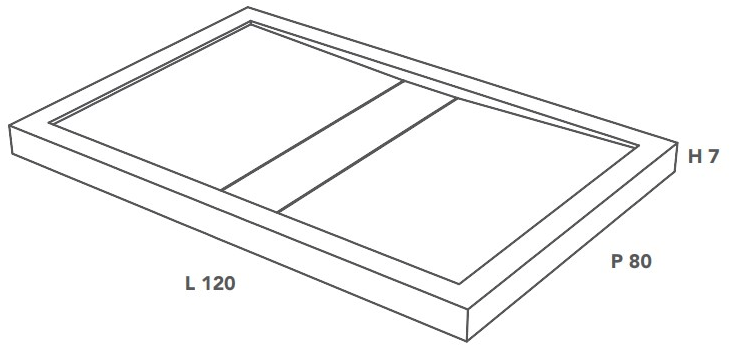 Italgraniti Прямоугольный душевой поддон из керамогранита Italgranitilive Drop000001 - Вид №2