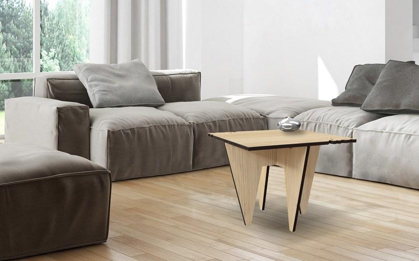 LAS Низкий квадратный журнальный столик из мдф sun-id-1445368 - Вид №1