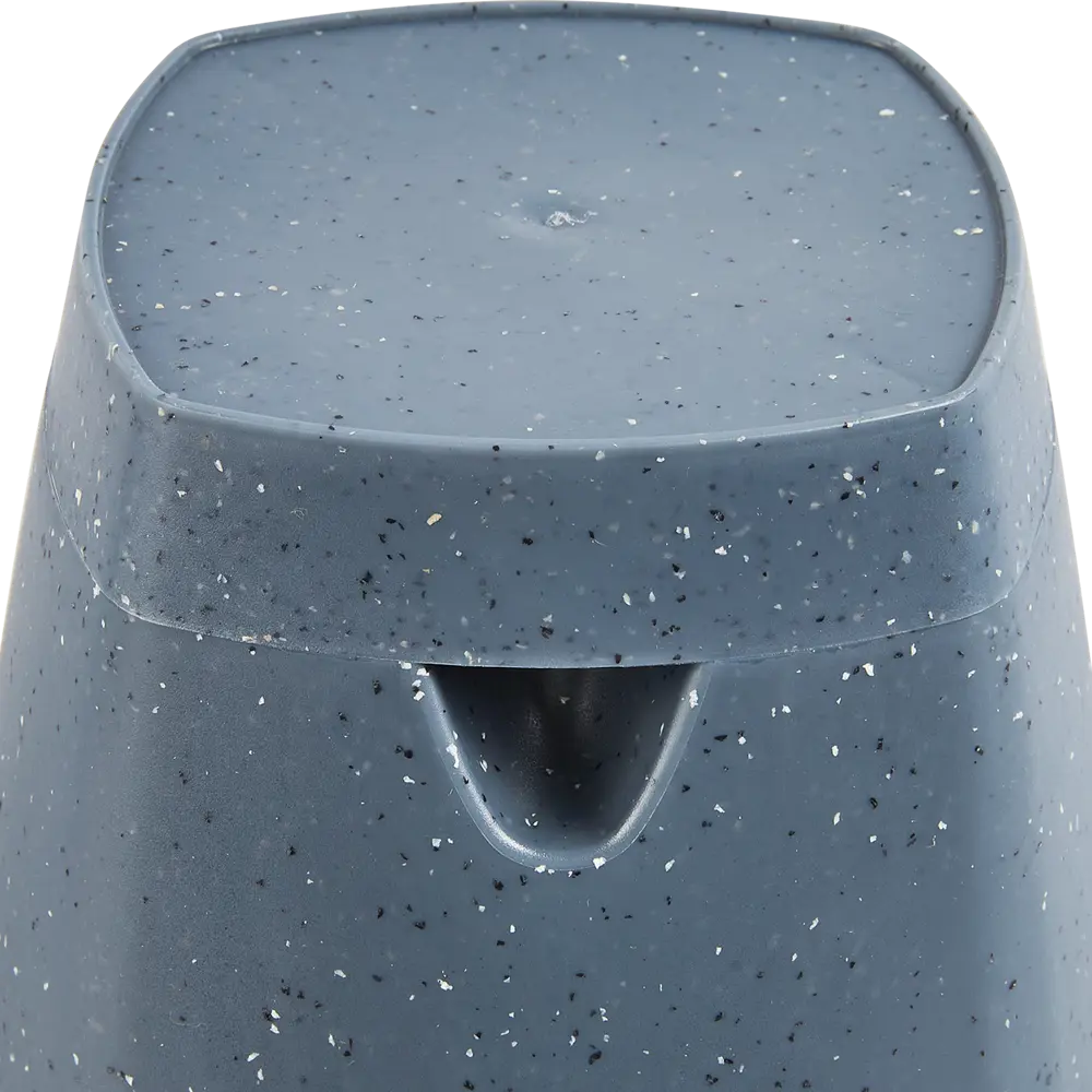 Горшок цветочный Ingreen Stone ø17 h16.5 см v2.5 л пластик темный серый STLM-2166489 - Вид №4