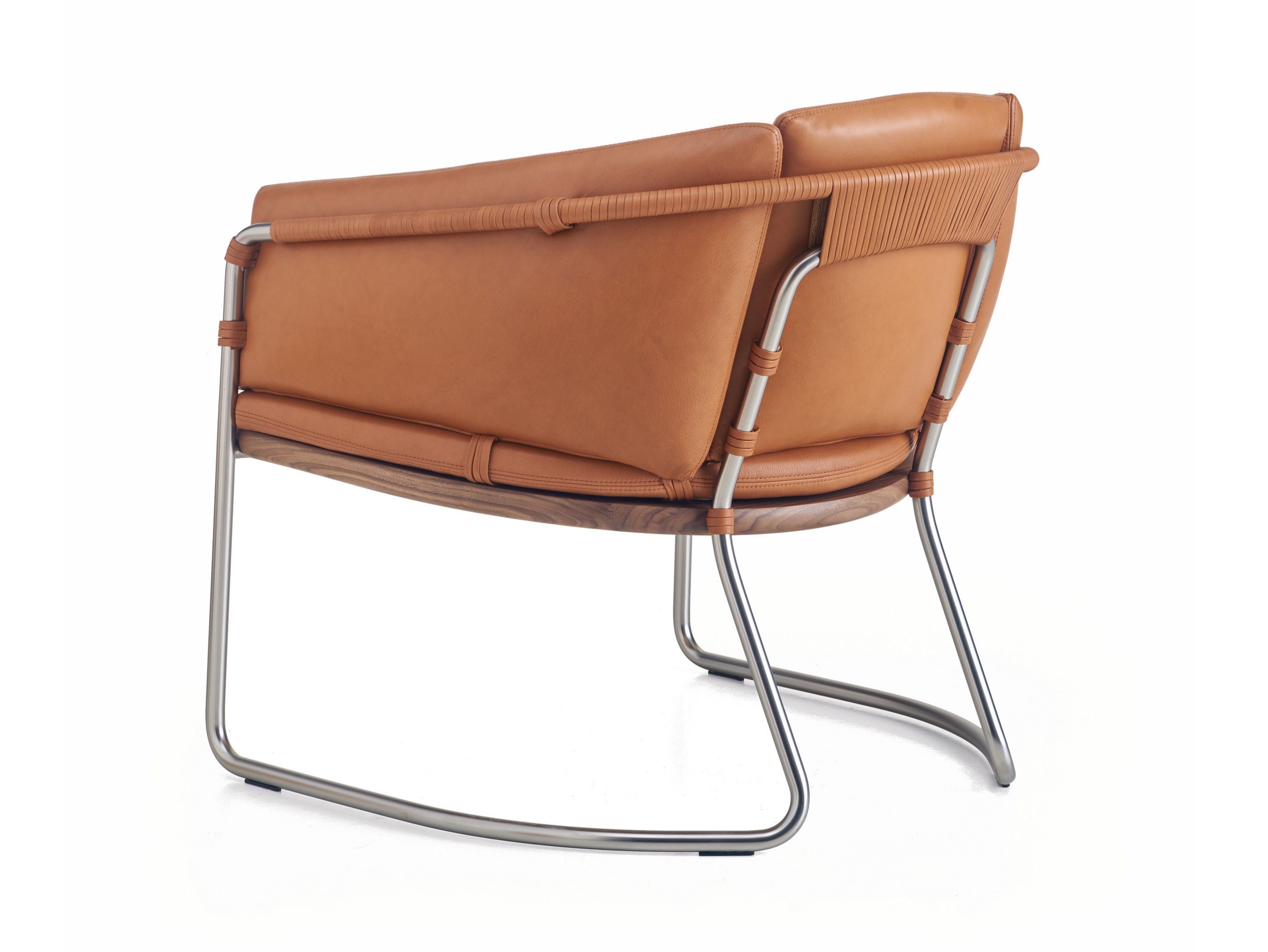 Мягкое кожаное кресло с подлокотниками BassamFellows ARCH-00068952 - Вид №2