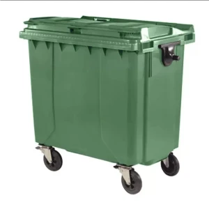 Контейнер для мусора 660 л цвет зеленый