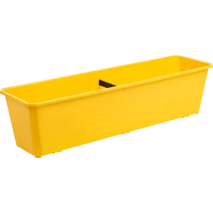 Балконный ящик IDI LAND для цветов 60×17×15 см желтый 84799161