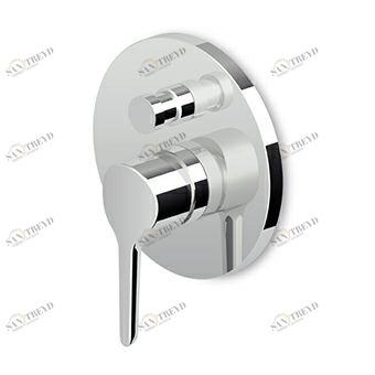 ZMM127 - R99684 Смеситель для ванны и душа, однорычажный, с переключателем. Zucchetti Medameda 