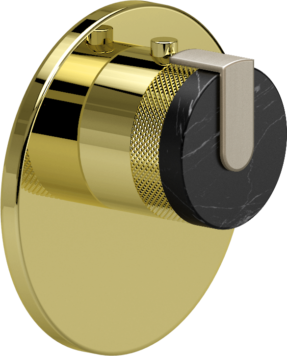 E-8027-R2MBE-L1SN-PB-T Термостатический переключатель 3/4-Внешняя часть GRAFF MOD+
