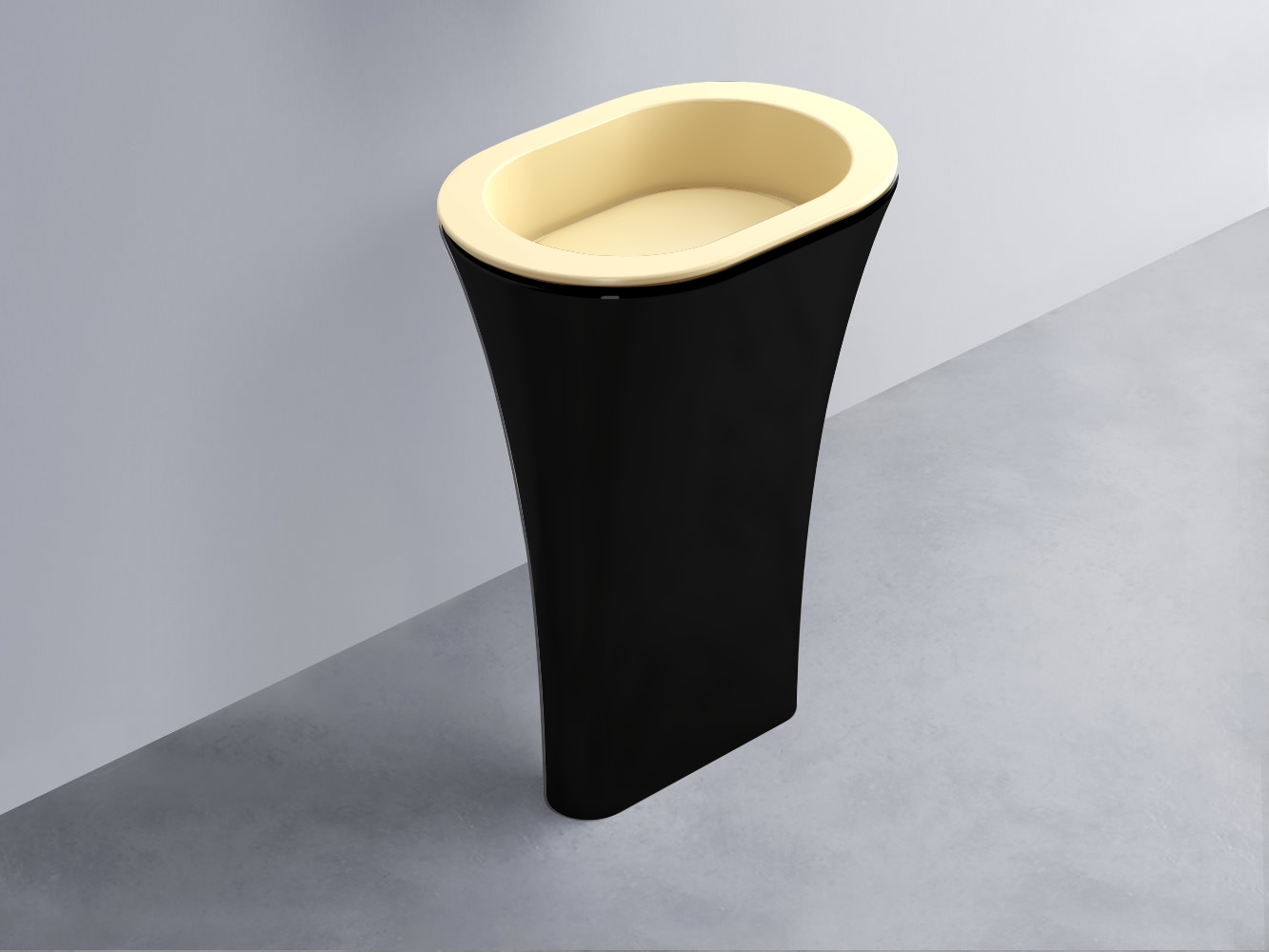 AMLA65-CN+AMPILO-CN+AMCOLO-N Раковина Amedeo Ovale отдельностоящая cielo Enjoy + Amedeo Ceramica Cielo