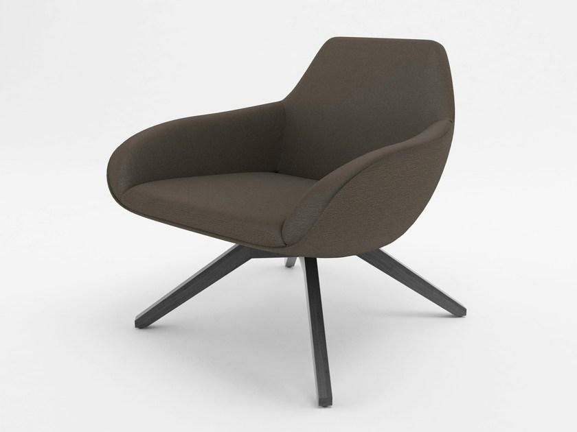 ALMA DESIGN Кресло на козелке из ткани с подлокотниками X big sun-id-1455608 - Вид №1