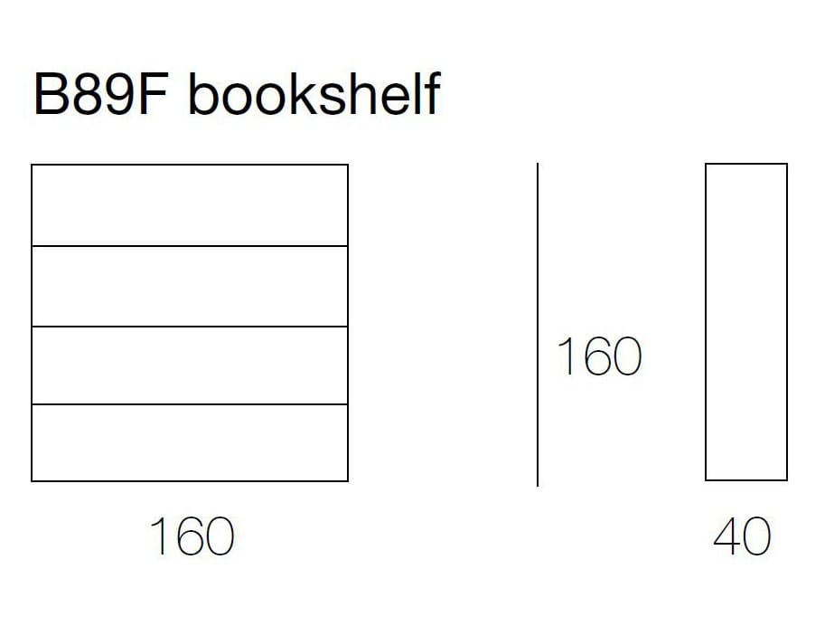 Деревянный книжный шкаф Paola Lenti Edel ARCH-00027989 - Вид №3