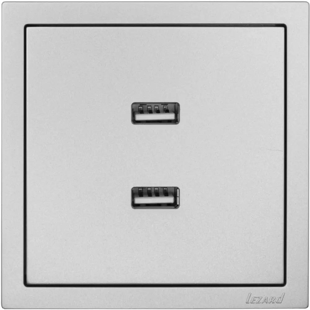 Розетка Lezard Zima с двумя USB-портами для быстрой зарядки 89398395 STLM-1576773 - Вид №2