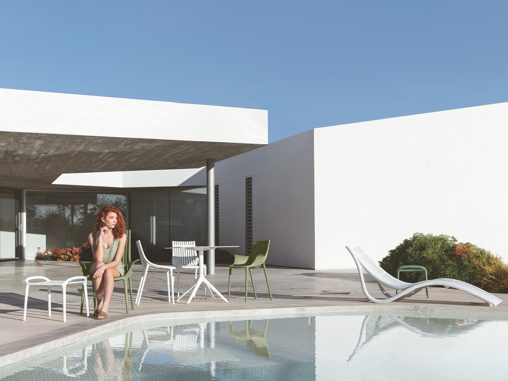 Пластиковая Садовая кровать Vondom Ибица ARCH-00089086 - Вид №1