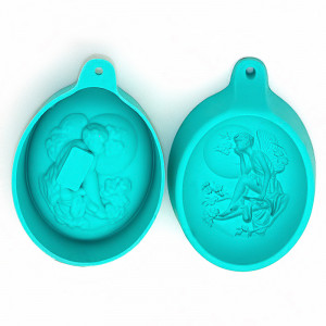 017 Форма для мыла ActivSoap №02 силикон "Лунная Фея" СК Выдумщики