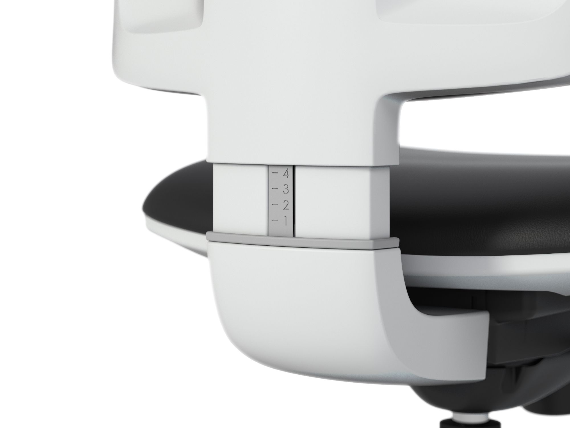 5-спицевое вращающееся офисное кресло SITLOSOPHY® Mirai White ARCH-00140637 - Вид №3