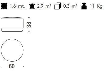 Moroso Пуф с мягкой подкладкой Bikini island sun-id-1367729 - Вид №9