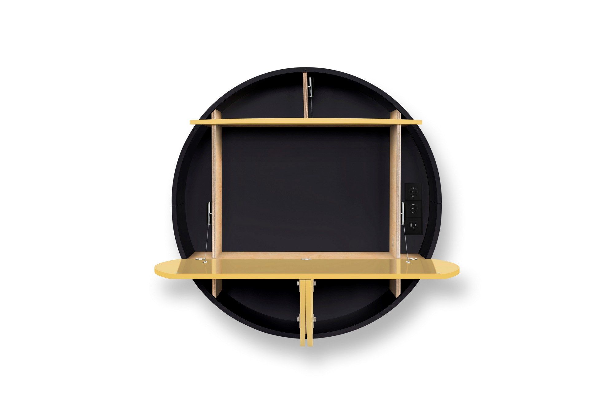 Деревянный подвесной письменный стол для ПК с откидными дверцами EMKO PILL EXTRA ARCH-00125892 - Вид №15