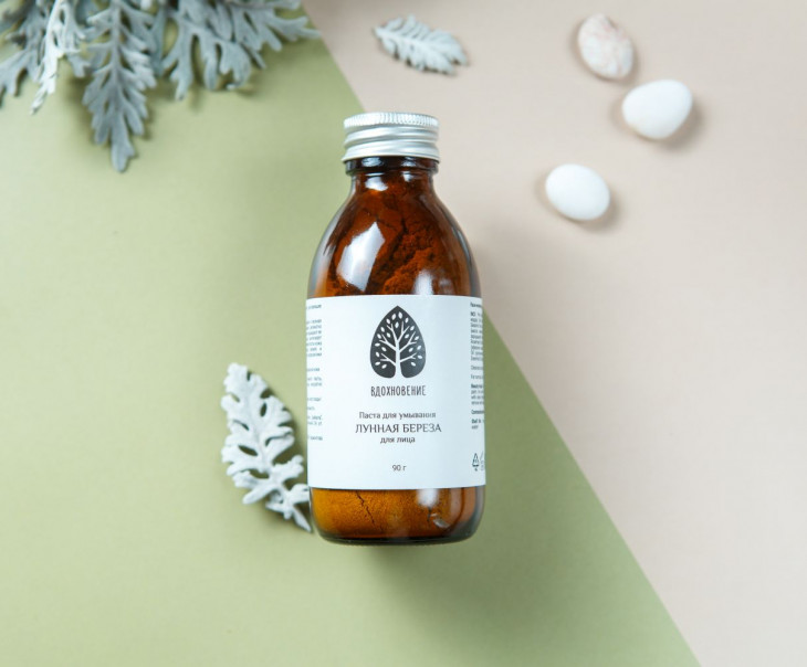 7195 Паста для умывания "Лунная береза" Вкусляндия 