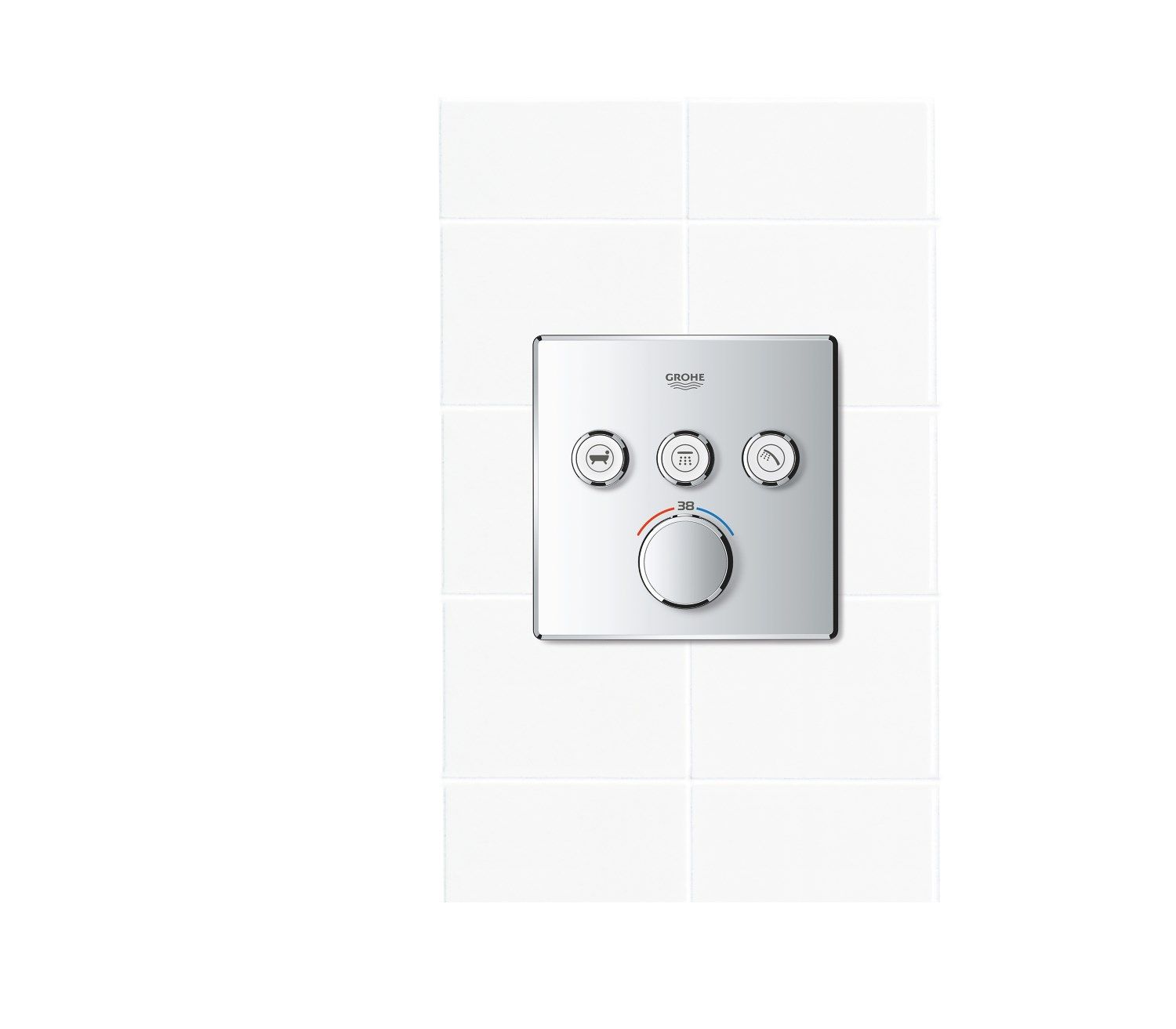 3-ходовой термостатический смеситель Grohe Grohtherm SmartControl ARCH-00128873 - Вид №24