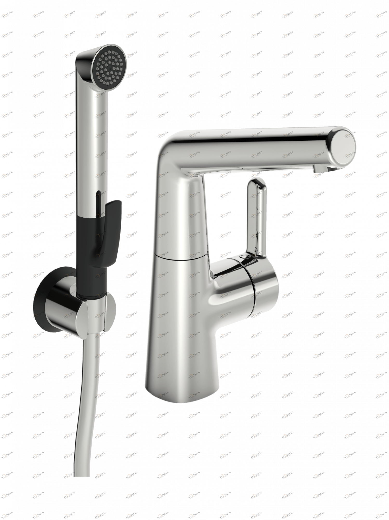 Oras 3005F Смеситель для умывальника, 3 V 3005F Inspera Хром 