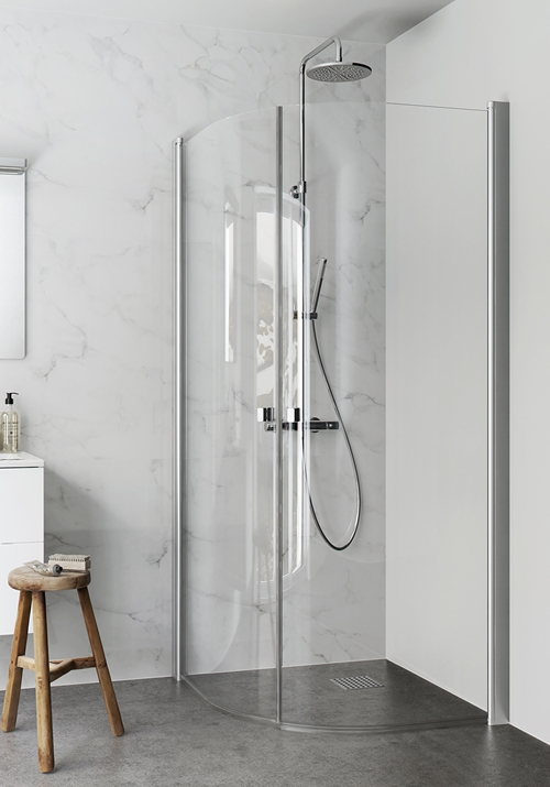 1450426 Igloo Pro Душевой Уголок Круглый 90X100 Hafa Прозрачный 