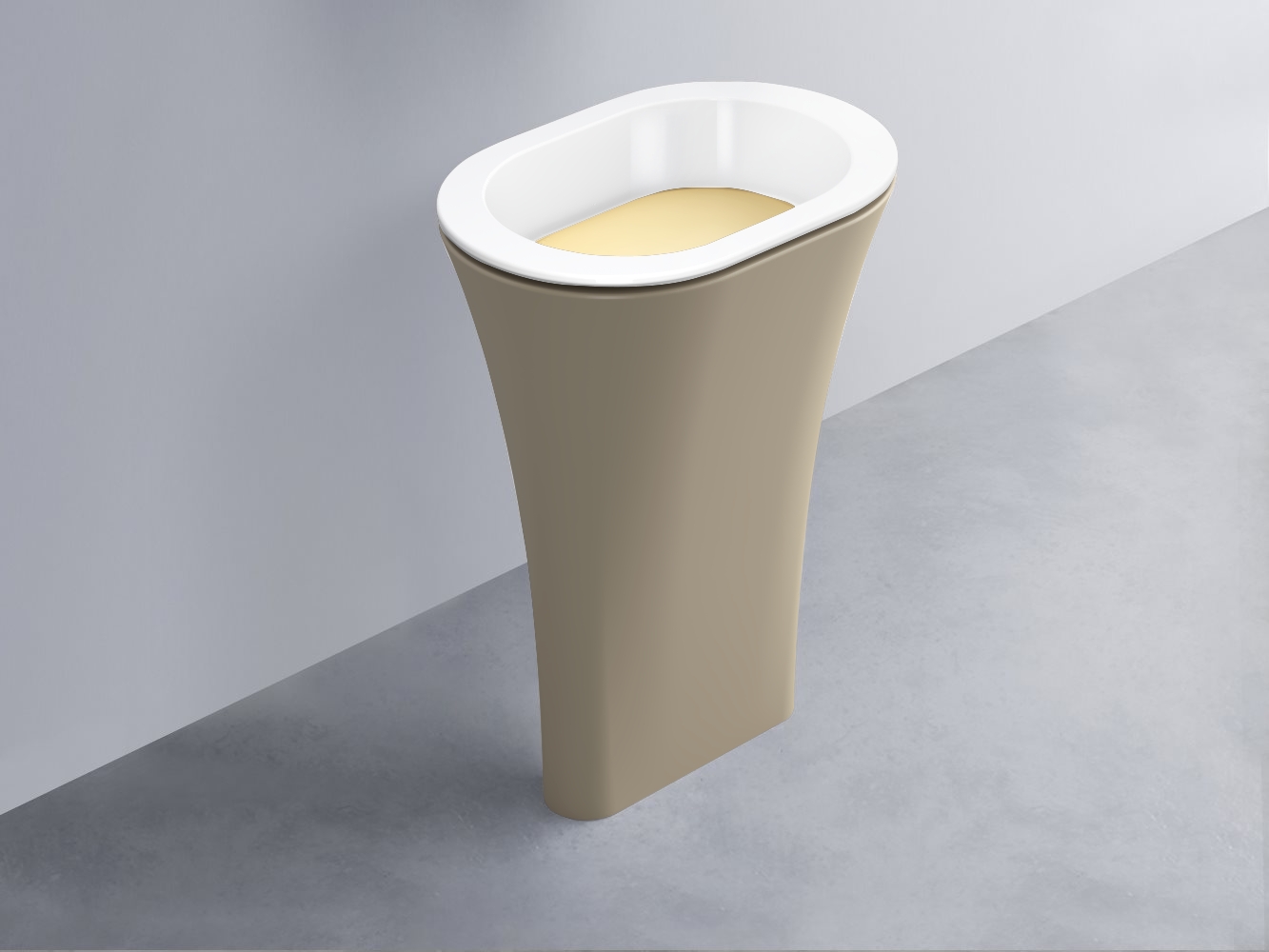 AMLA65-BL+AMPILO-CN+AMCOLO-AV Раковина Amedeo Ovale отдельностоящая cielo Enjoy + Amedeo Ceramica Cielo