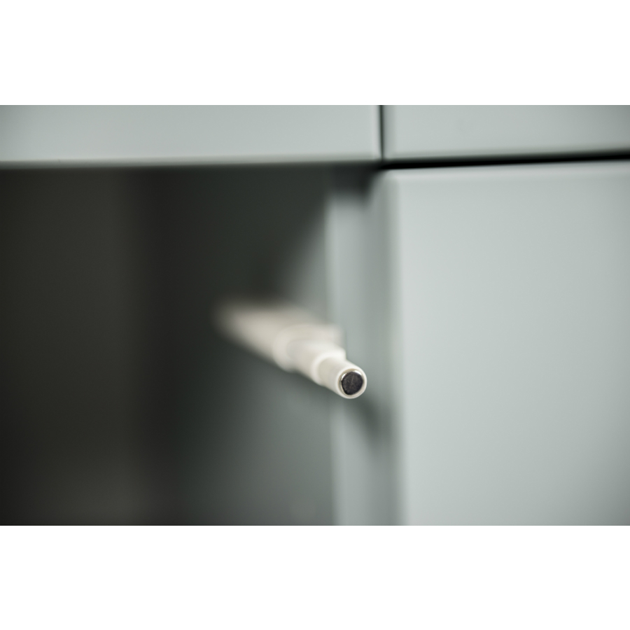 Шкаф Tenzo Dot, 137х109х43 см, дуб, зеленый 1666676 - Вид №10