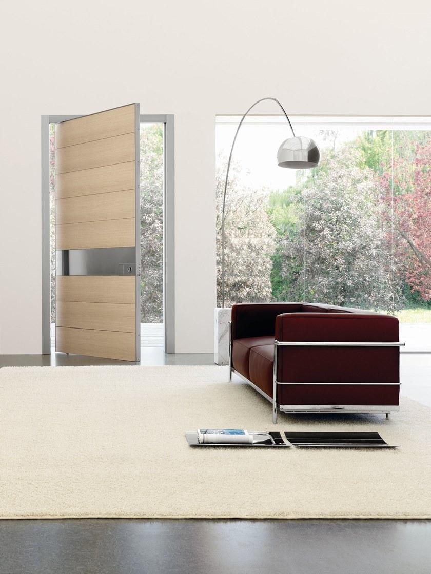 OIKOS VENEZIA Распашная бронированная деревянная входная дверь Synua sun-id-1468014 - Вид №10