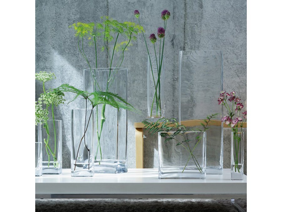 Ваза прямоугольная 25 см Modular LSA INTERNATIONAL - 253357 Прозрачный  - Вид №2