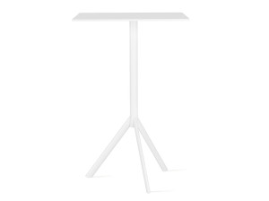 Высокий стол с квадратным откидным верхом в HPL