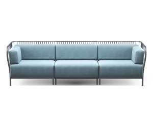 3-местный тканевый садовый диван