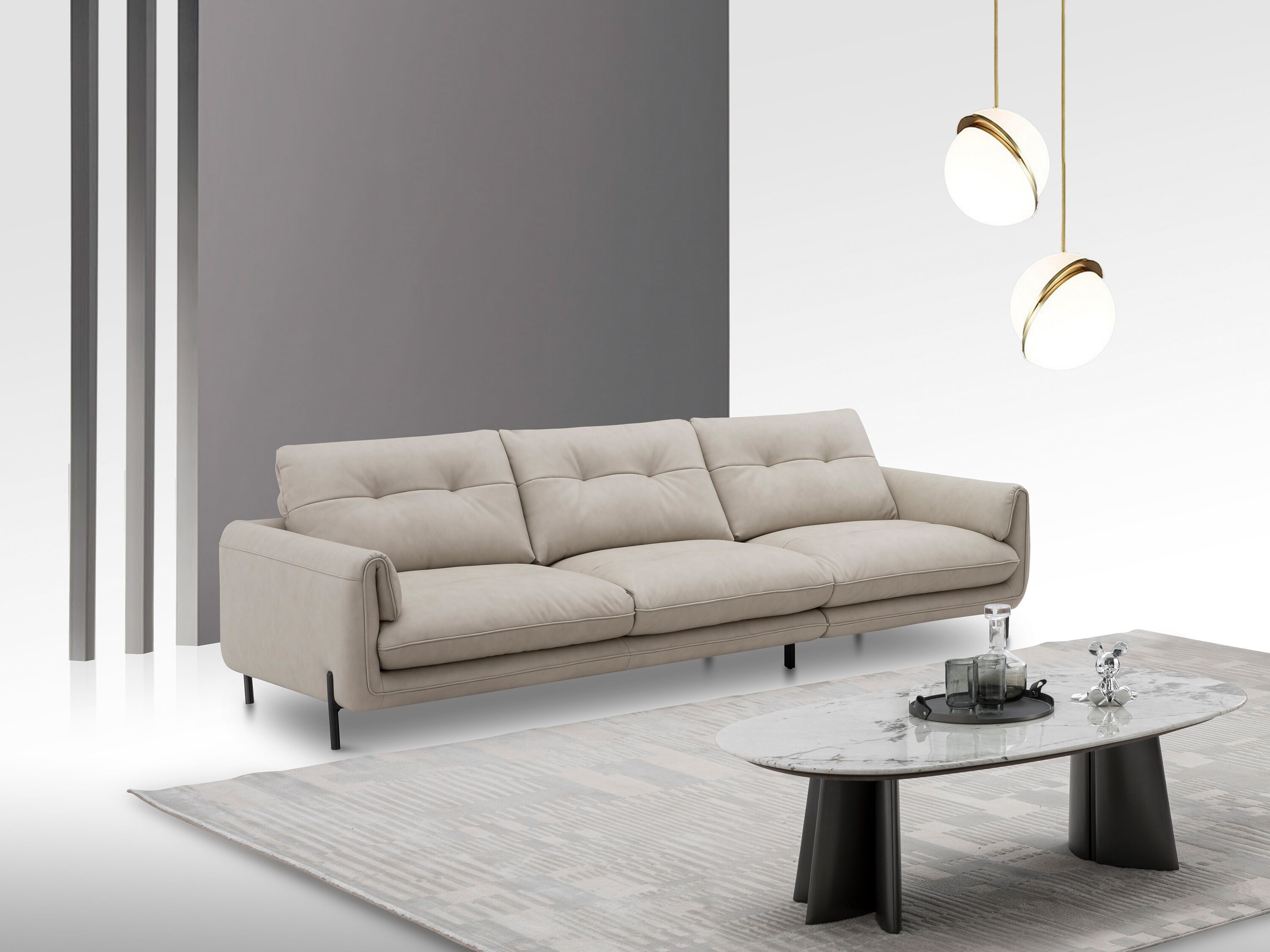 Кожаный модульный диван CAMPO DE' FIORI CL383 ARCH-00022667 - Вид №2