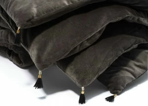 Élitis Бархатное одеяло с ручной вышивкой