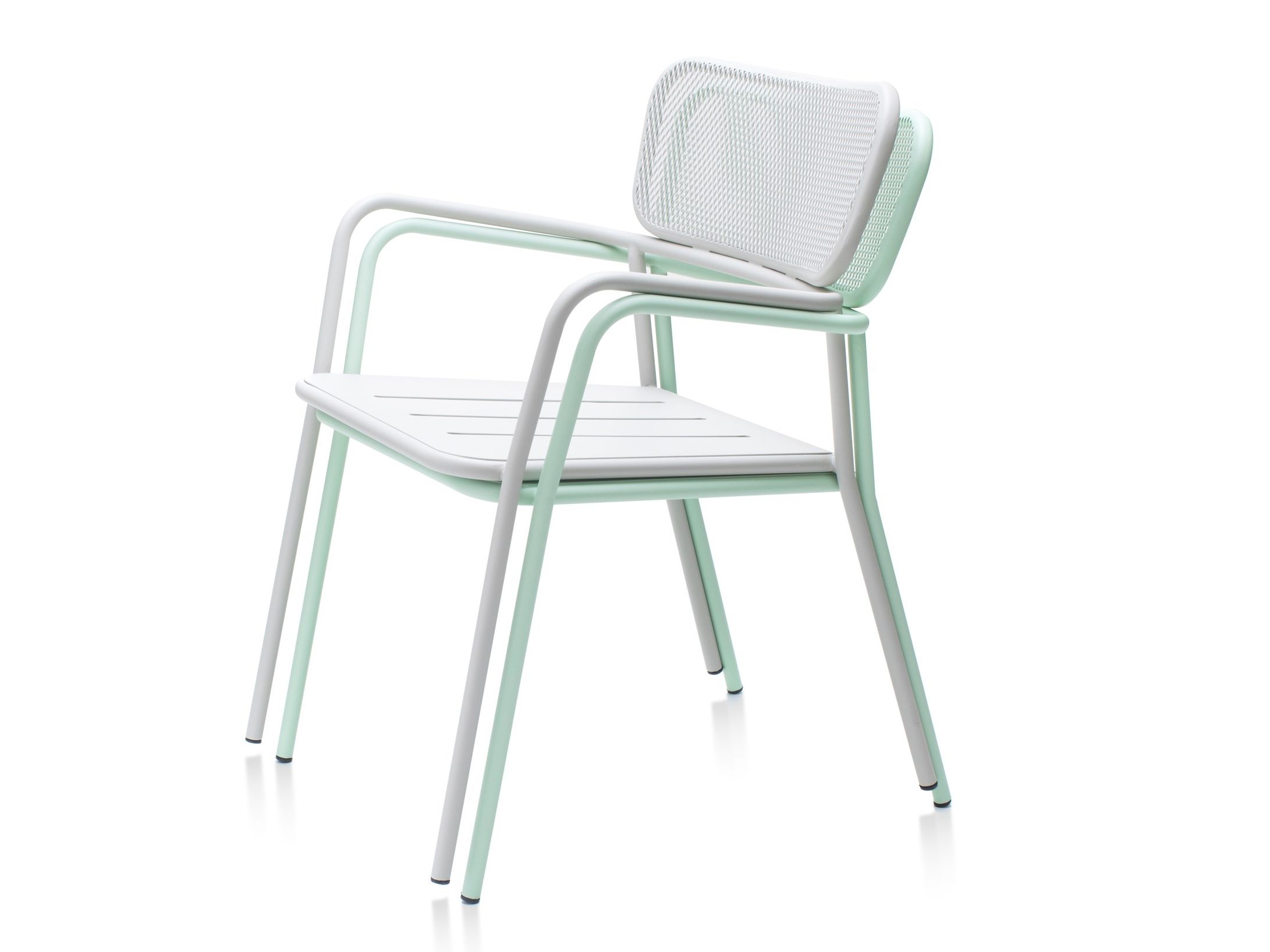 Металлический штабелируемый садовый стул с подлокотниками Garda Furniture Тотем ARCH-00058006 - Вид №7