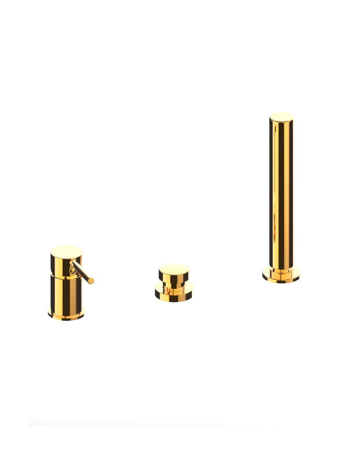 Встраиваемый однорычажный смеситель для ванны с ручным душем Rubinetterie Frattini Pepe XL ARCH-00054876 - Вид №9