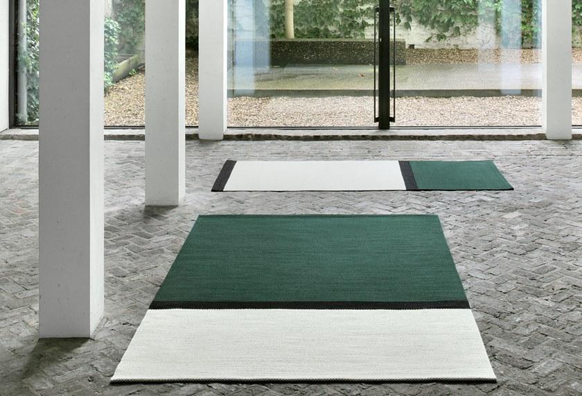 valerie_objects Прямоугольный коврик ручной работы из шерсти в полоску  V7017001l/m/s  - Вид №3