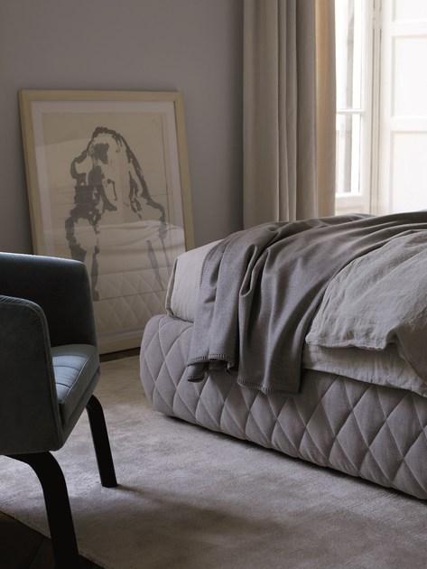 Meridiani Двуспальная кровать со съемным чехлом из ткани Edition tuyo sun-id-1377611 - Вид №18