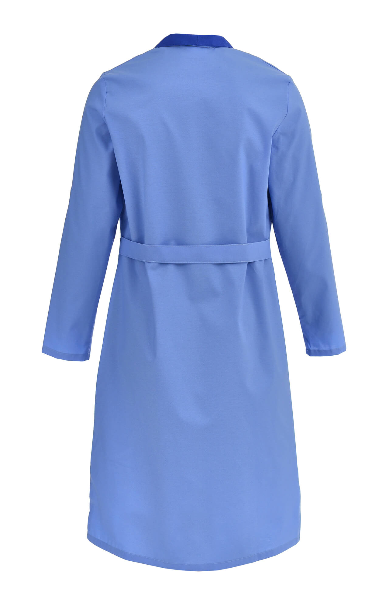 61736 Халат "Радуга" длинный рукав голубой  Одежда для обслуживающего персонала  размер 56 Спецодежда  - Вид №3