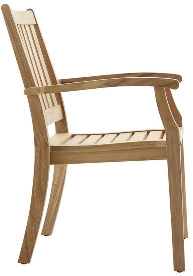 solpuri Штабелируемый садовый стул из тика с подлокотниками Windsor sun-id-1357112 - Вид №1