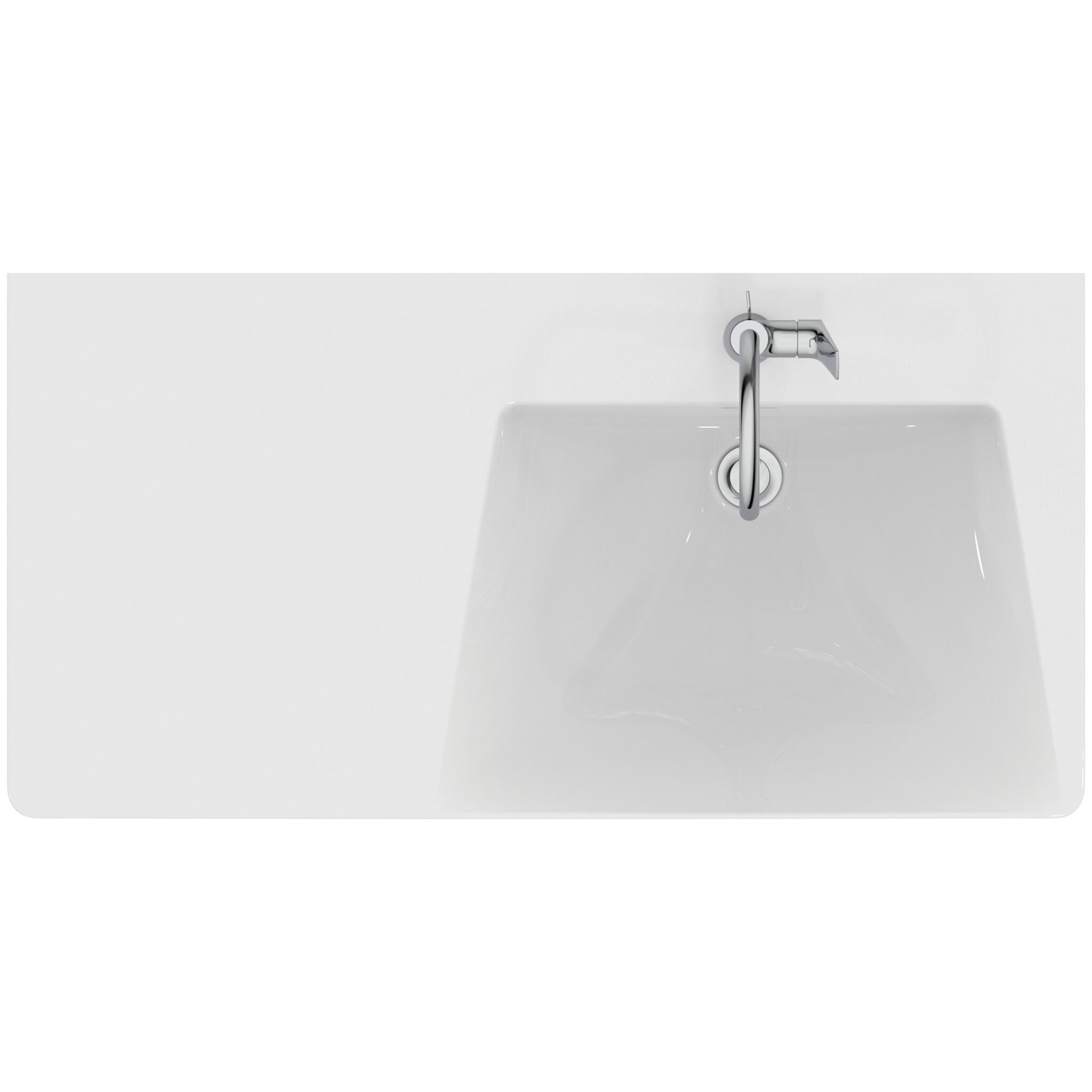 Одинарная керамическая раковина с переливом Ideal Standard La Dolce Vita ARCH-00082607 - Вид №10