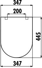 KC1603.01.1100E Крышка дуропласт с микролифтом LARA КРАСНАЯ Creavit Lara - Вид №1