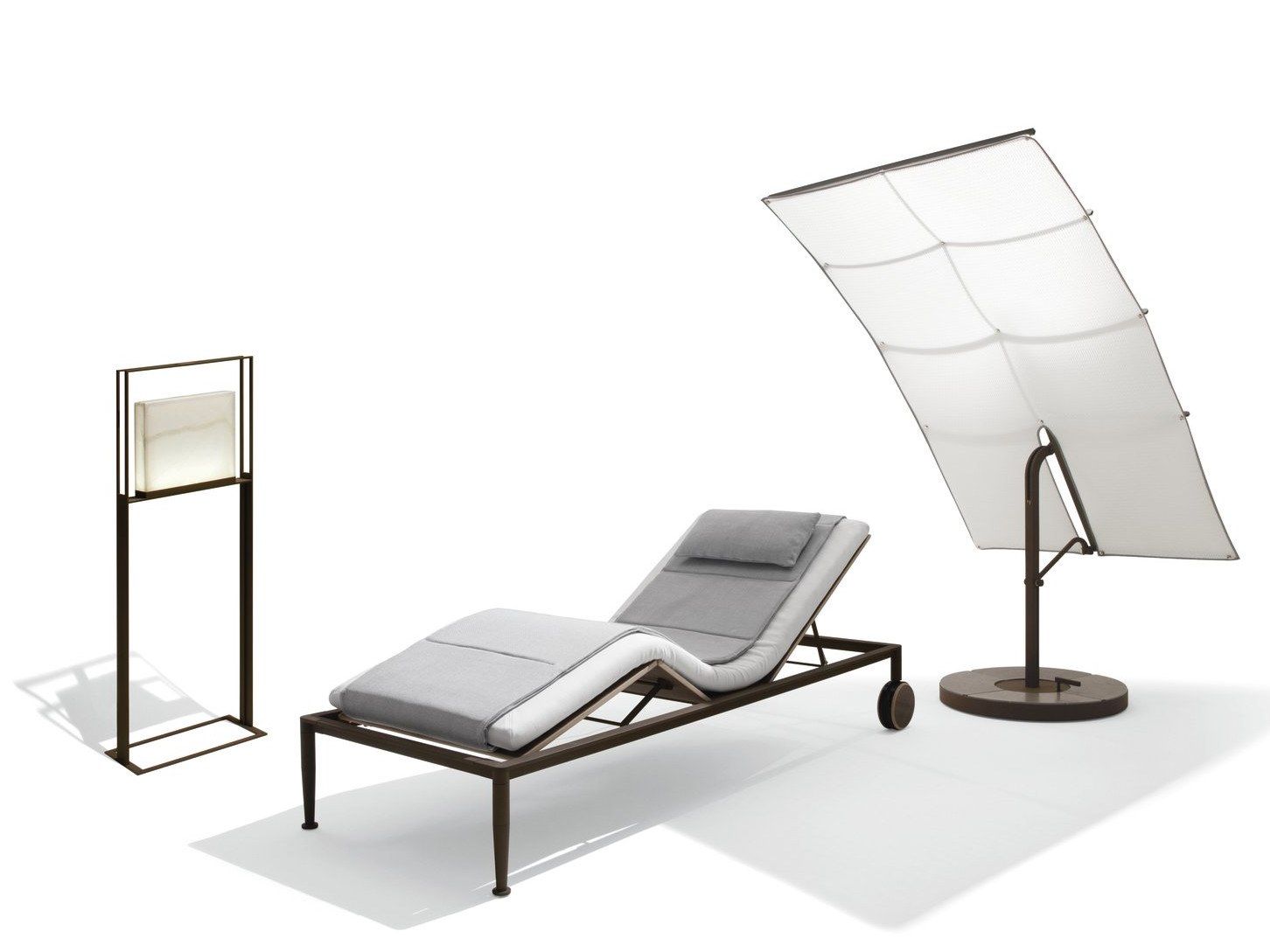 Лежак для сада с колесами Giorgetti ARCH-00068405 - Вид №3