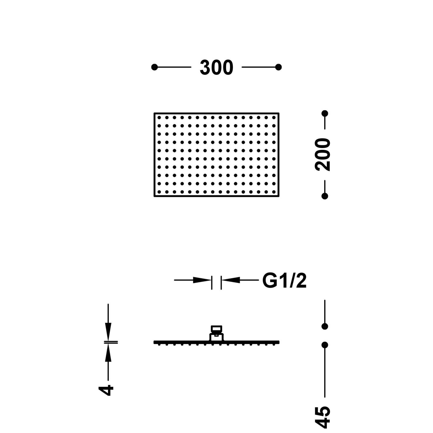 Насадка для душа-134315007AC TRES Showers - Вид №1