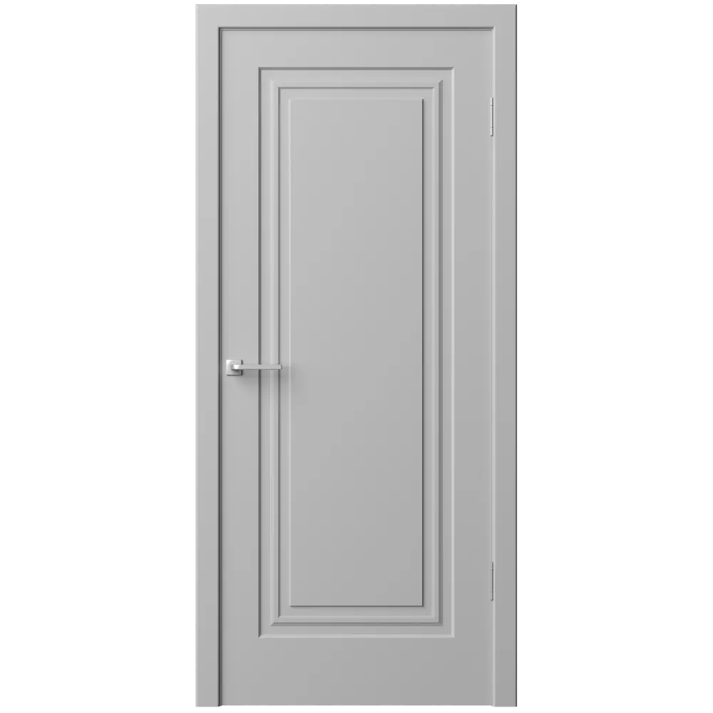 Дверь межкомнатная глухая Комфорт-1 80x200 см эмаль цвет гейнсборо с замком и петлями 89437587 STLM-2164274 RUMAX  - Вид №1