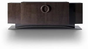 HUGUES CHEVALIER Буфет из лакированного дуба с распашными дверцами Haussmann Lid 1663