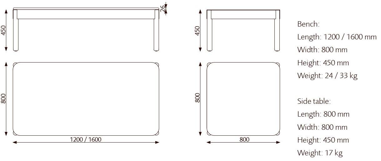 Glimakra of Sweden Прямоугольный стол Wakufuru sun-id-1437247 - Вид №6