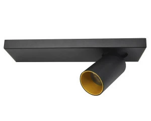 Спот потолочный светодиодный черный "Кайл" 8002/1W-BK-GD LUMIEN HALL КАЙЛ 00-3949008 Черный