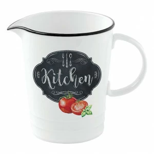 Молочник фарфоровый 0,3 л белый "Кухня в стиле Ретро" EASY LIFE КУХНЯ В СТИЛЕ РЕТРО 00-3947025 Белый;черный