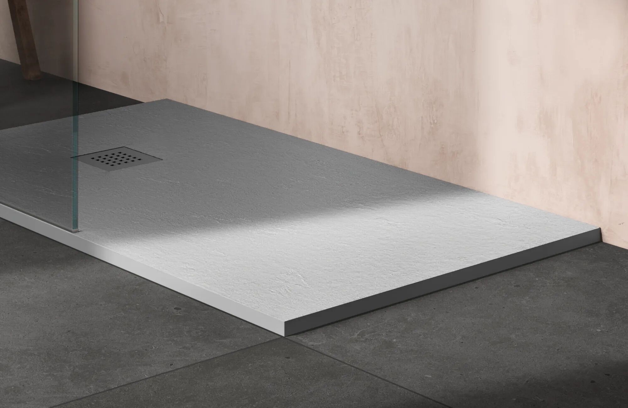 Керамический нескользящий прямоугольный поддон для душа Hatria PETRA H3 ARCH-00148280