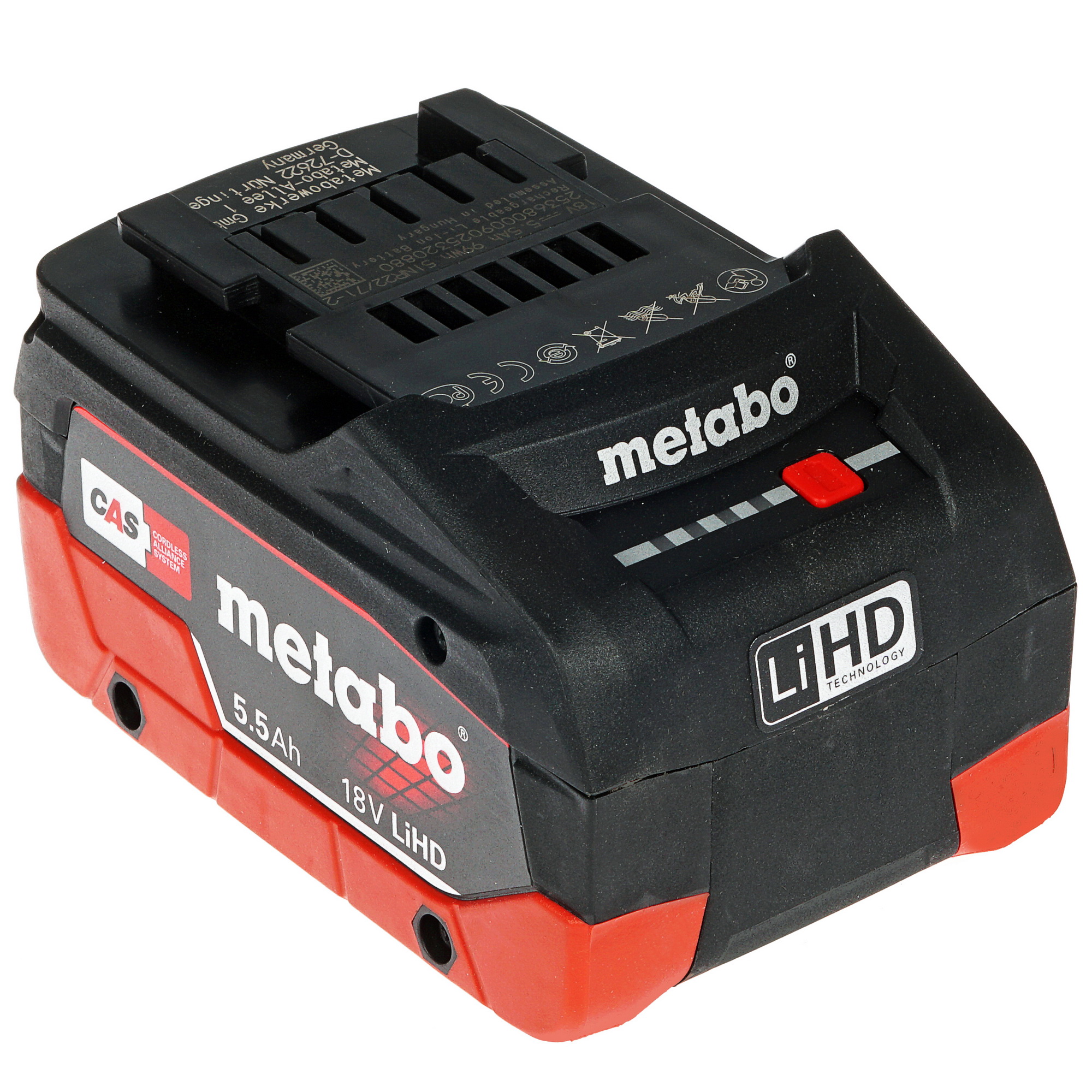Набор аккумуляторов с зарядным устройством Metabo Basic-Set 5.5 685074000 CAS 18V 1137827 STDN-0141839 - Вид №1