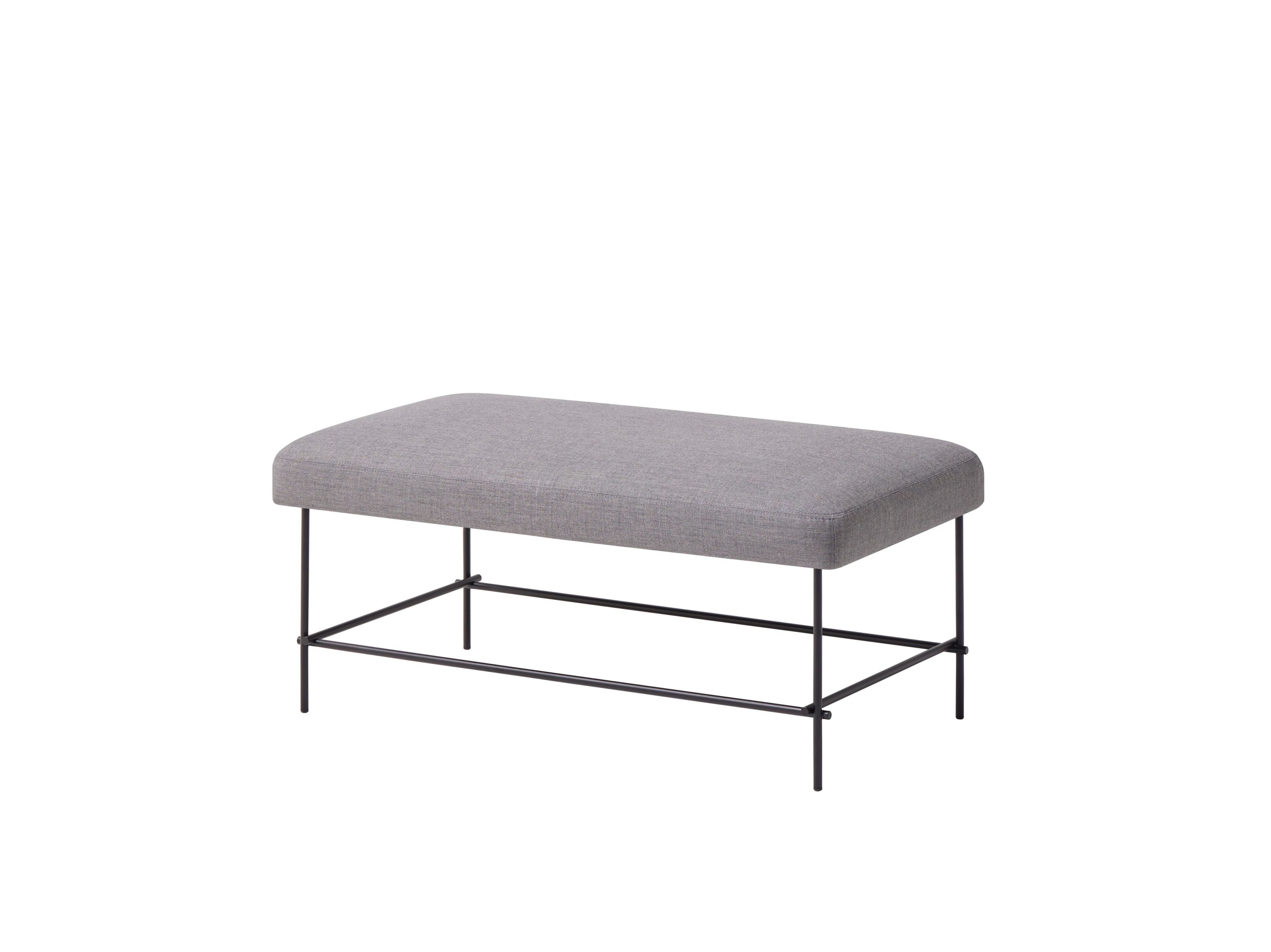 Мягкая скамейка из ткани и металла INCLASS Nuc ARCH-00047608 - Вид №9